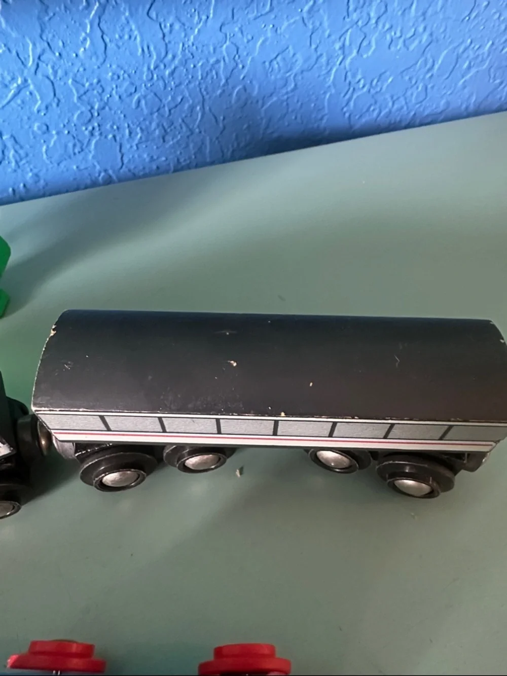 2 Vintage Brio Wooden Train  Wooden Trains each with 3 pieces